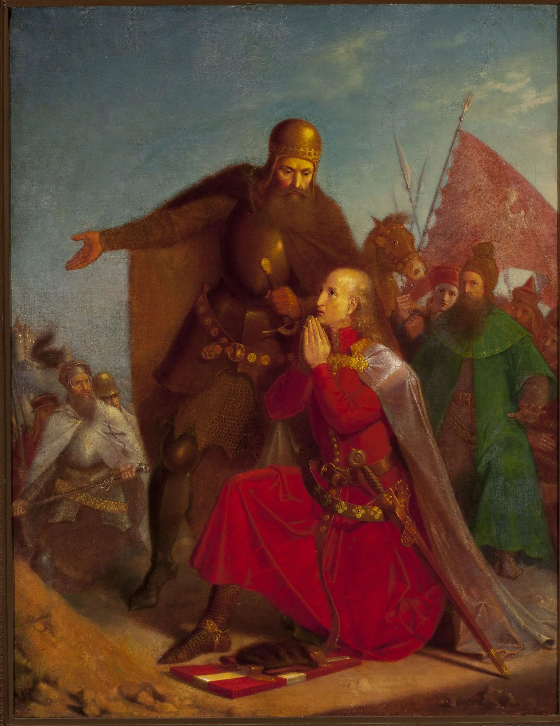 Jogaila and Vytautus before Grunwald