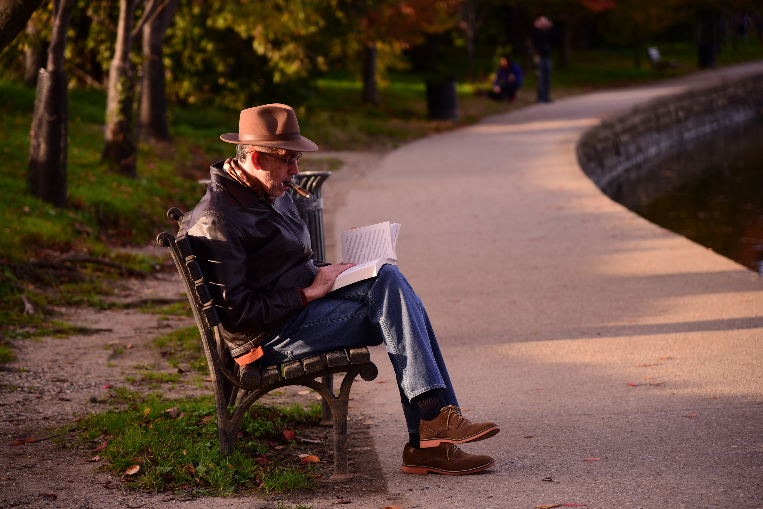 a cuban and a good book