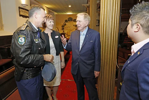 Tony Crandell, Natalie Cooper, Michael Kirby and Benjamin Oh at the Equal Voices launch (Photo credit: Ann-Marie Calilhanna, Star Observer)