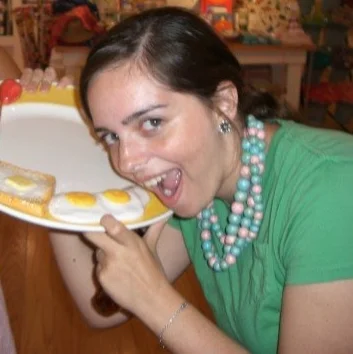 Again with the silly photos. It oddly makes me happy to know you had such a free spiritedness about you. I don't remember that.