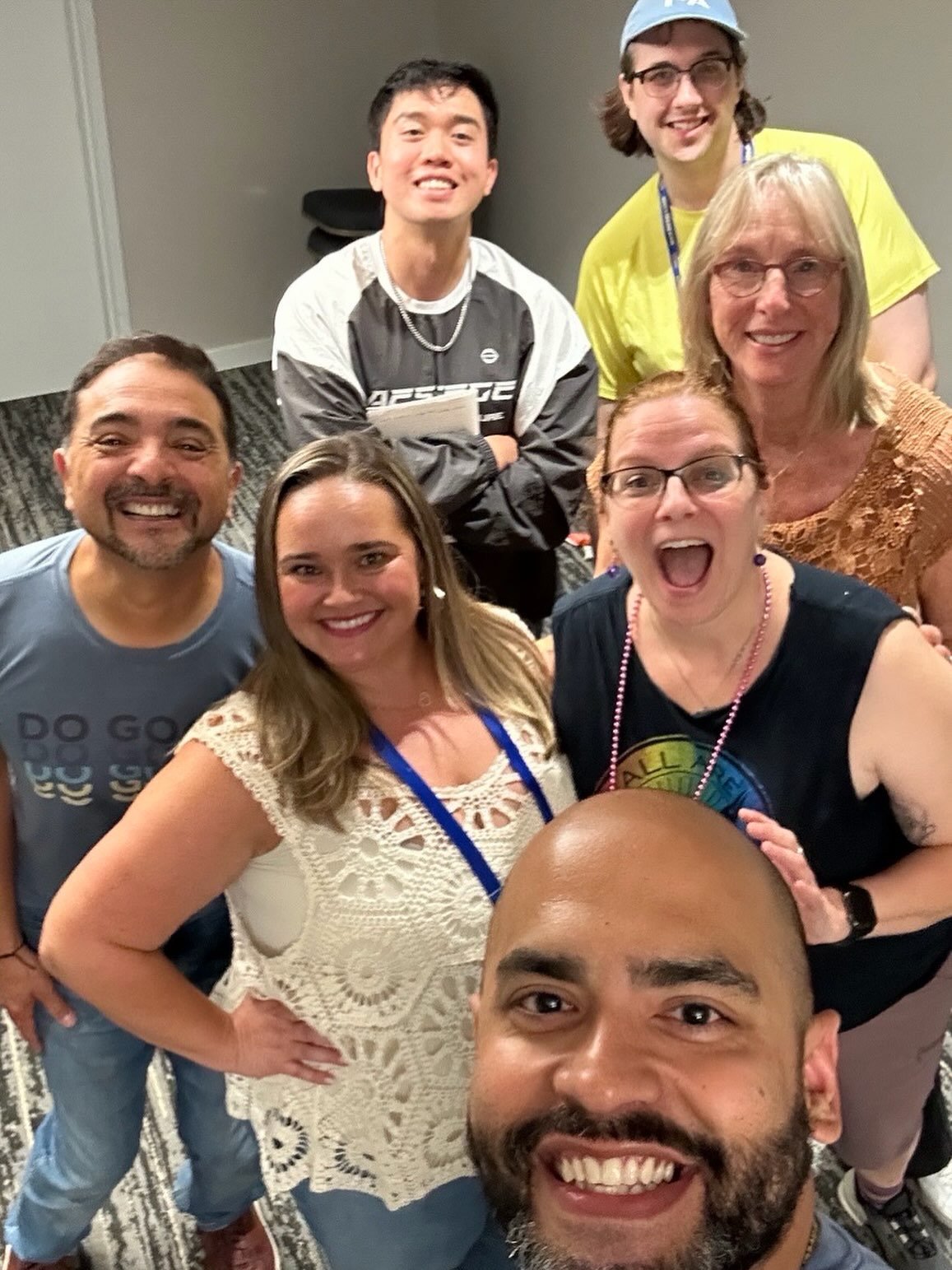 #improvcon &ldquo;Familiarity Breeds Content&rdquo;

What a joy bringing this workshop to @improvcon we had fun getting glimpses into each others&rsquo; lives, sharing fun specifics and inspiring each other in surprising ways. Thanks for all the hear