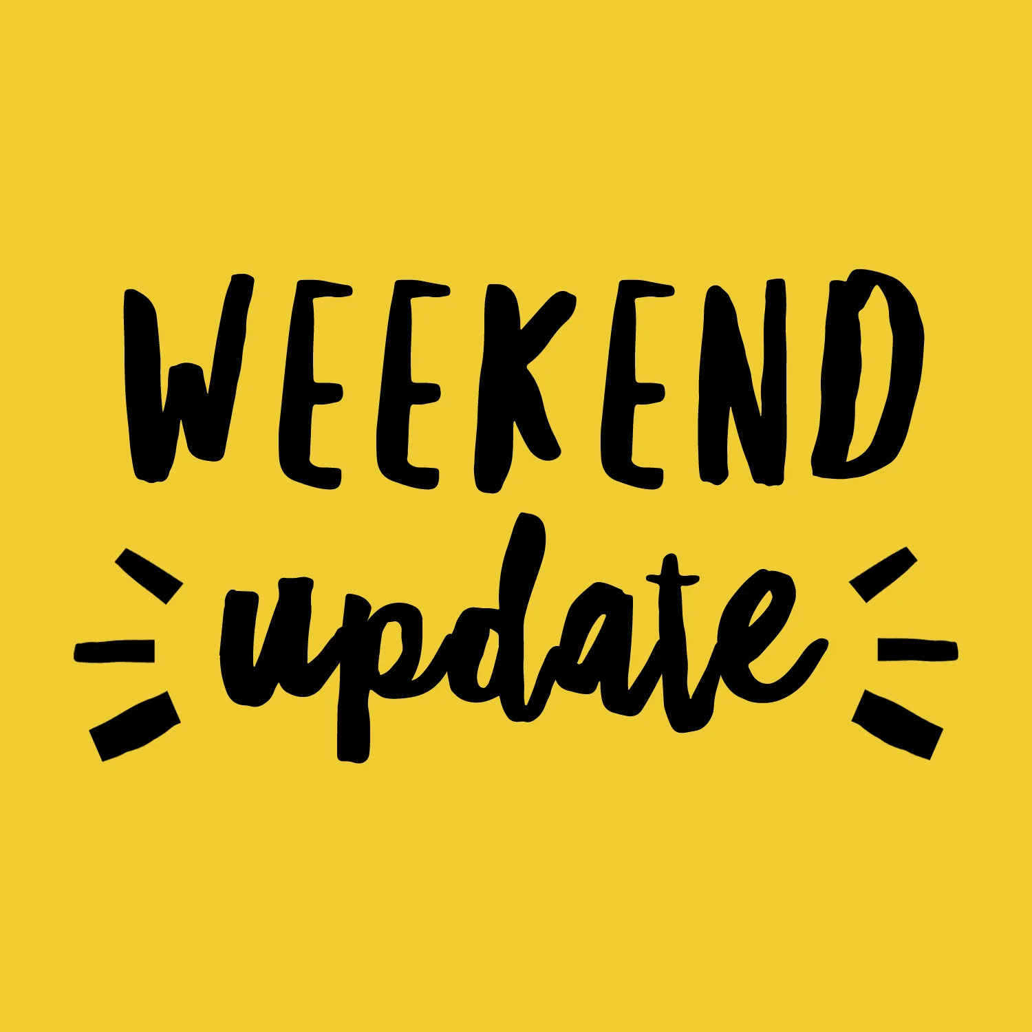 Weekend Update: March 4 - 6, 2016
