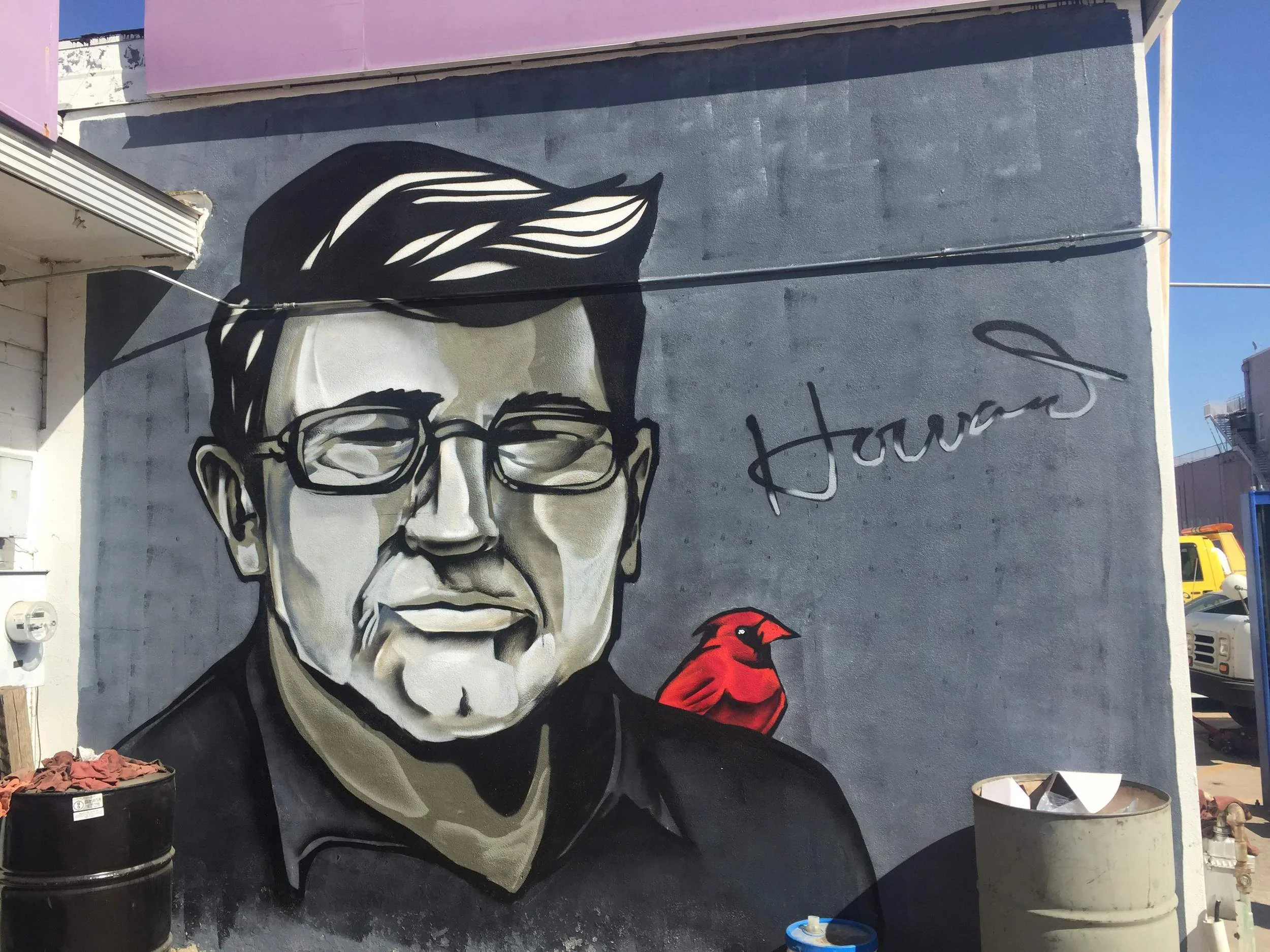 There is a sweet story behind this mural. Photo by Clay Byington.