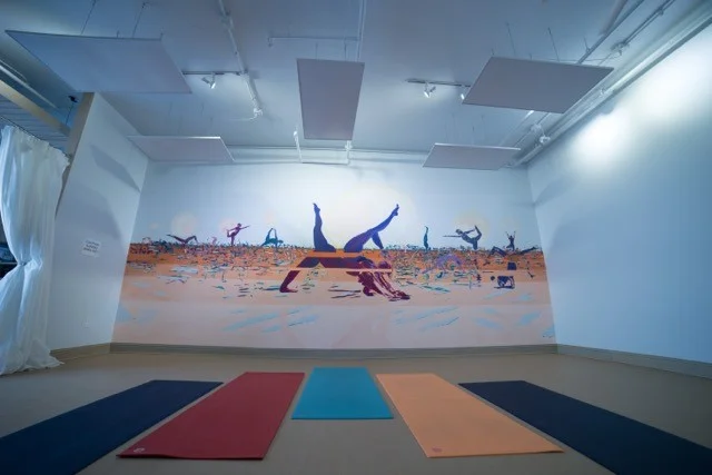 Inspire Yoga mural. Image by Nancy Nelson.