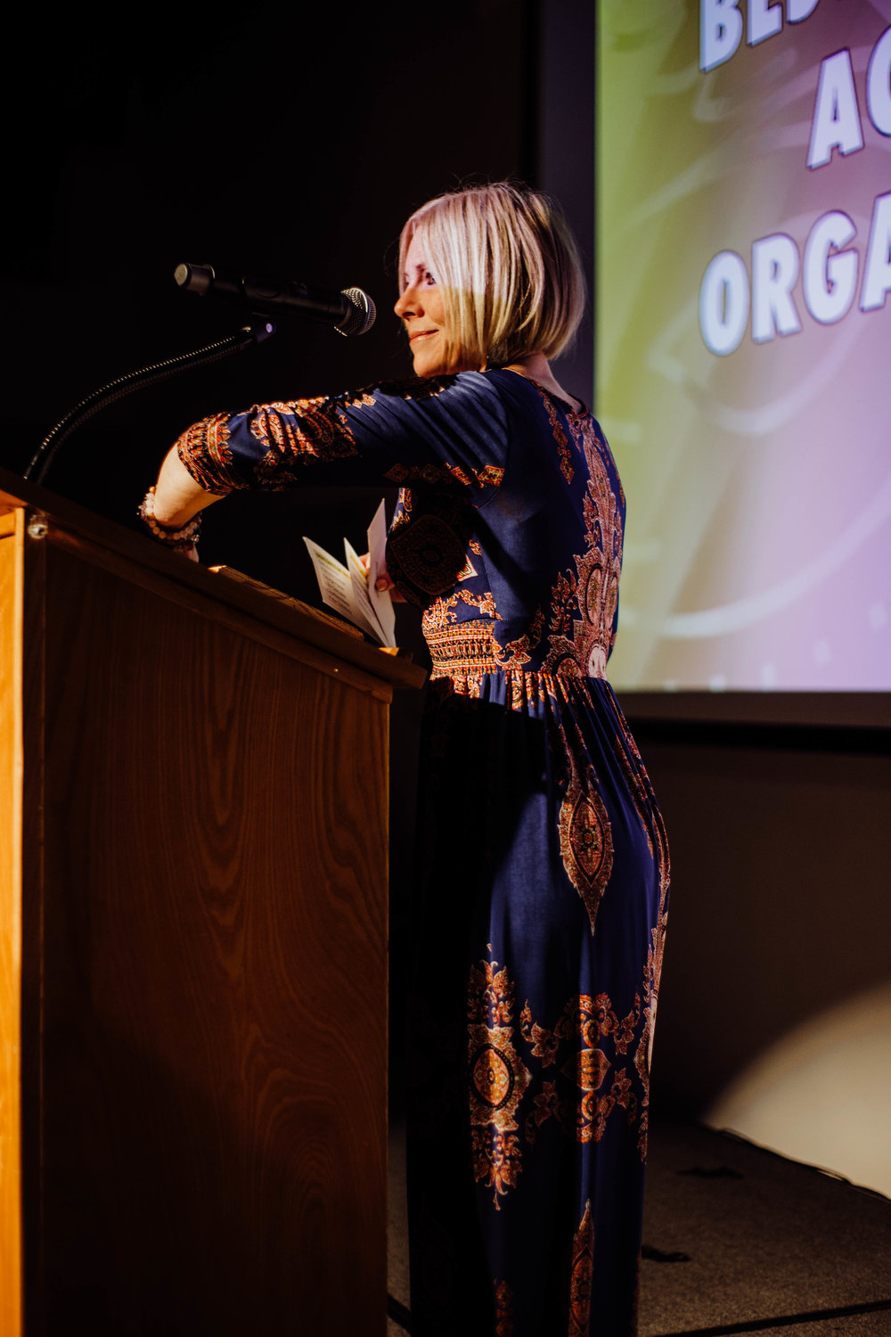  Keely Briggs presenting awards. 