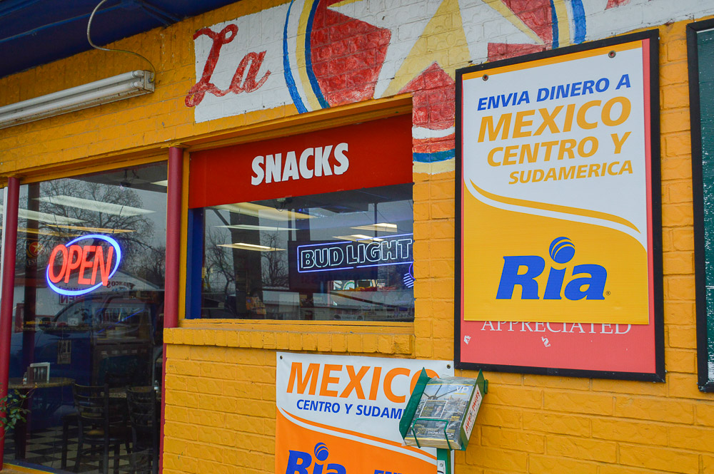  Not just a place to come eat: you can send money back to Mexico or South America, making La Estrella Mini Mart a place to not just gather around a table but to connect to family back home. 