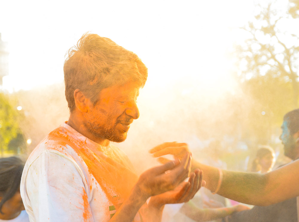  The powder spreading in action. 