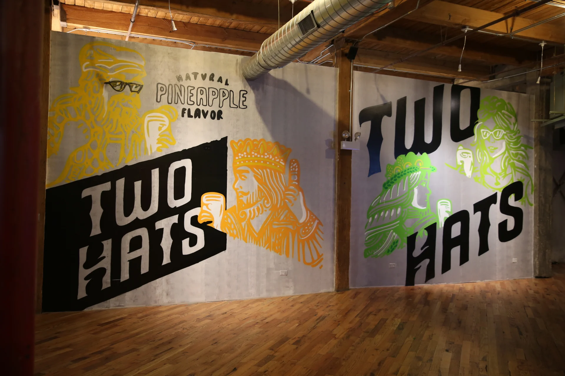 Two Hats Branding Murals