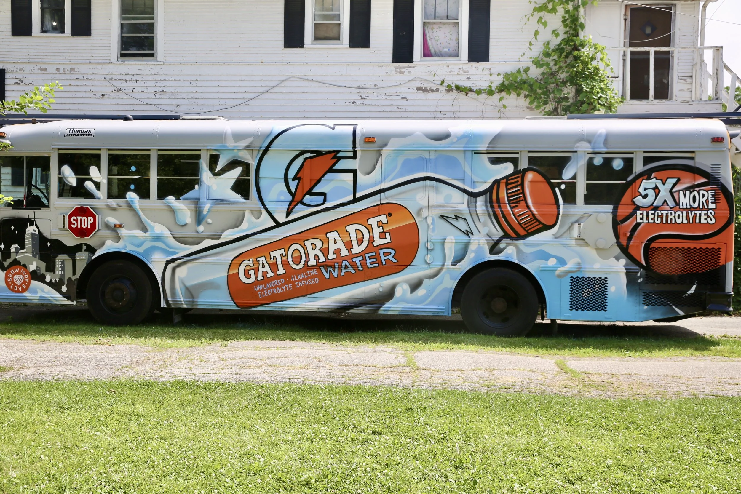 WNBA X Gatorade X Hoop Bus Mural