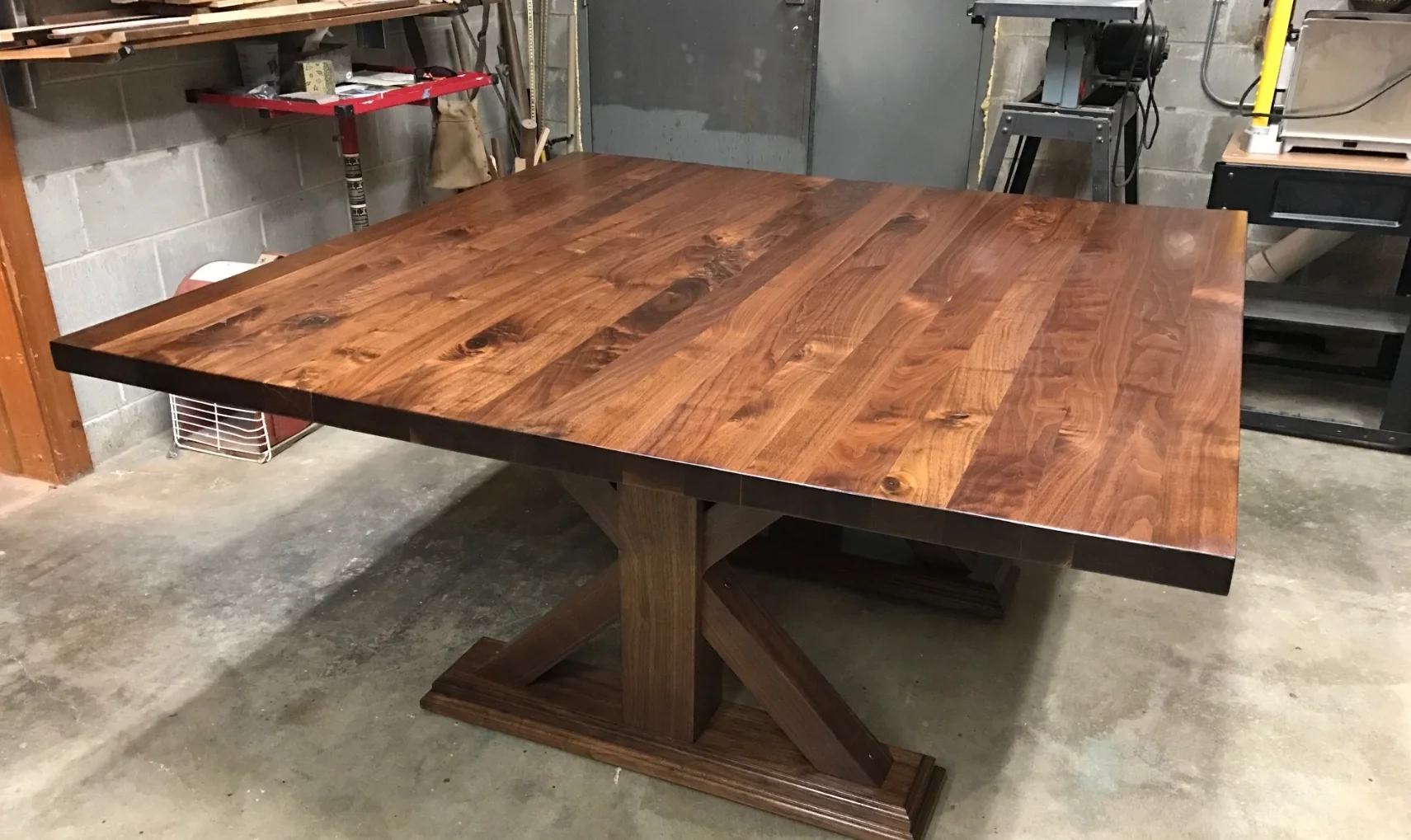 60"x60" Walnut Table