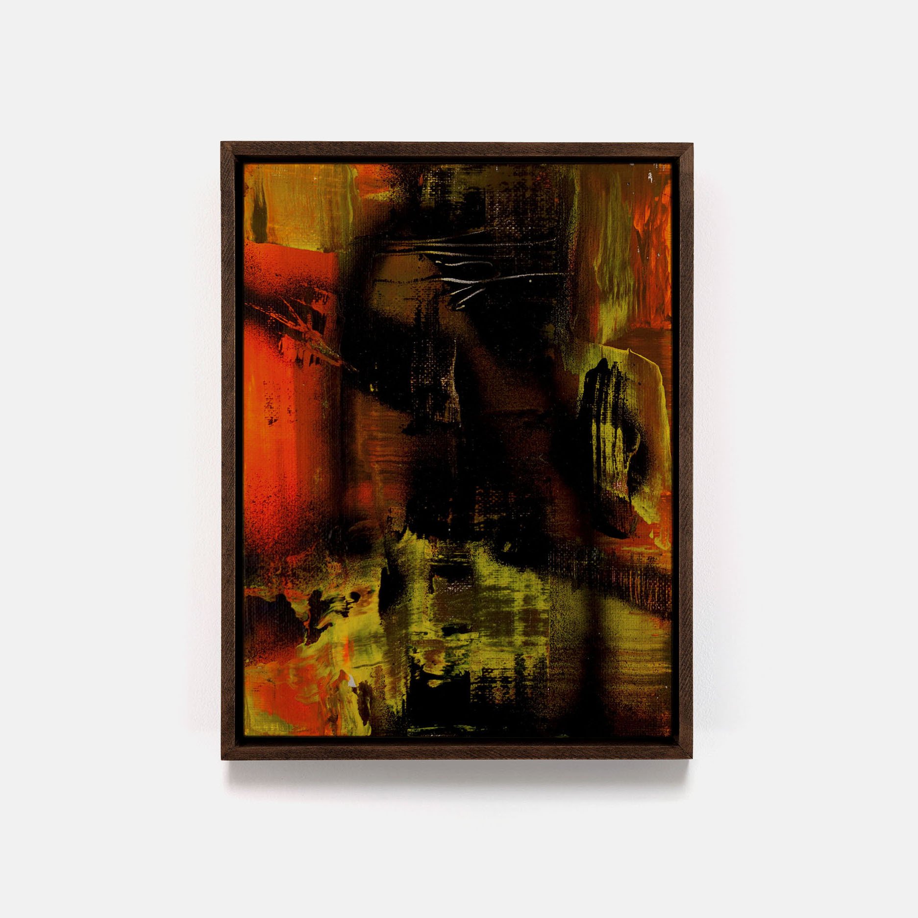 Untitled 1, 2020 Acrylic on canvas 8 × 6 inches