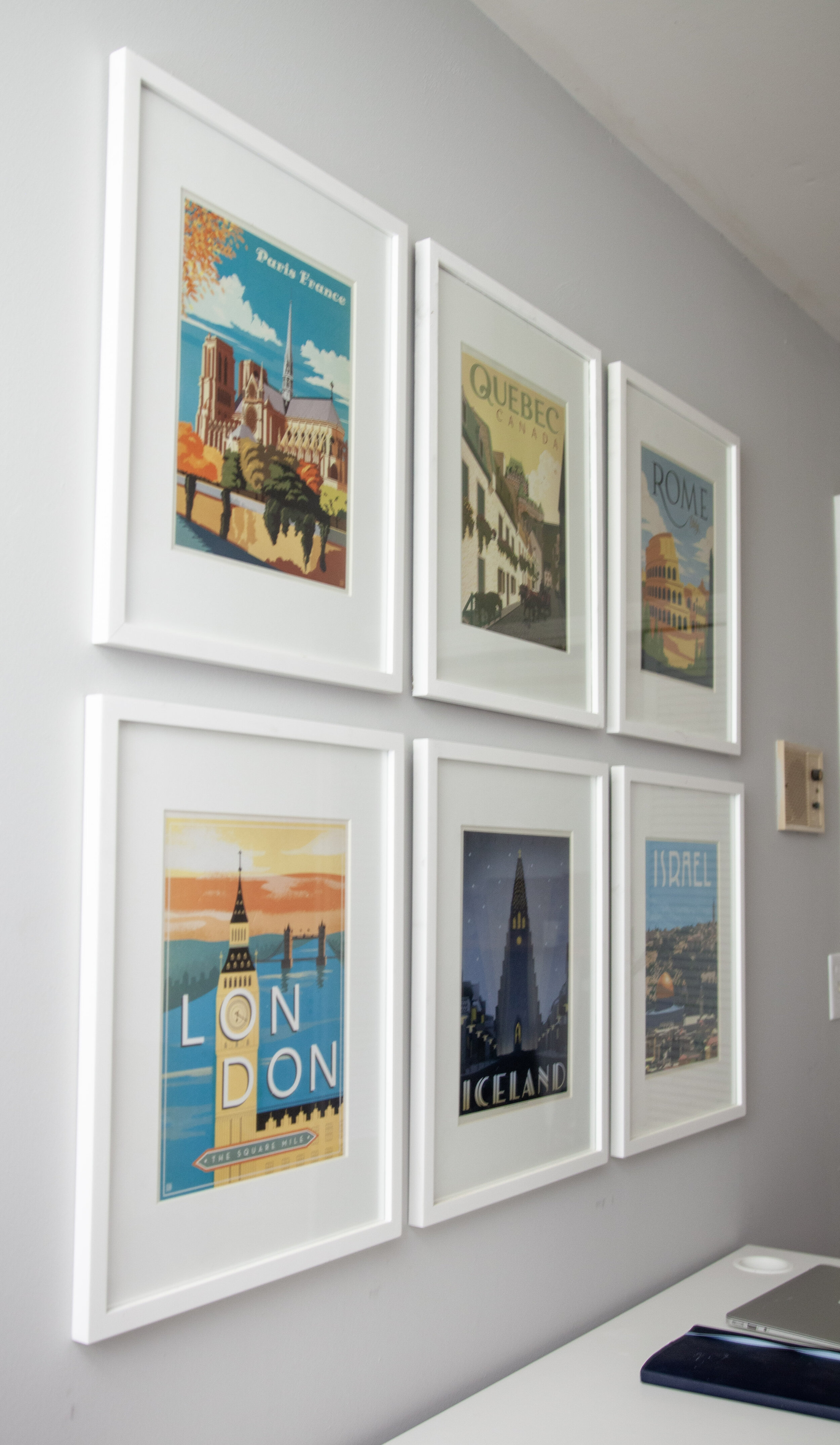 Jeremy - I’m loving the gallery wall I just hung above my desk! All the pieces are art prints from one of our favorite local Nashville shops - Anderson Design Group