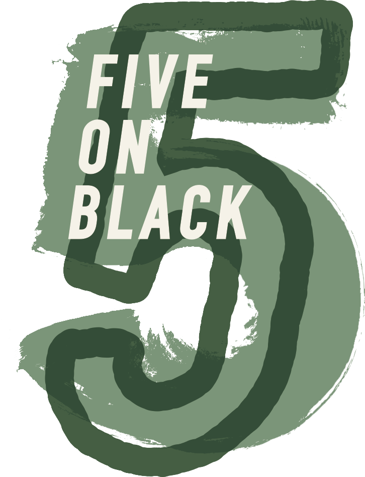Menu Five On Black Menu five on black