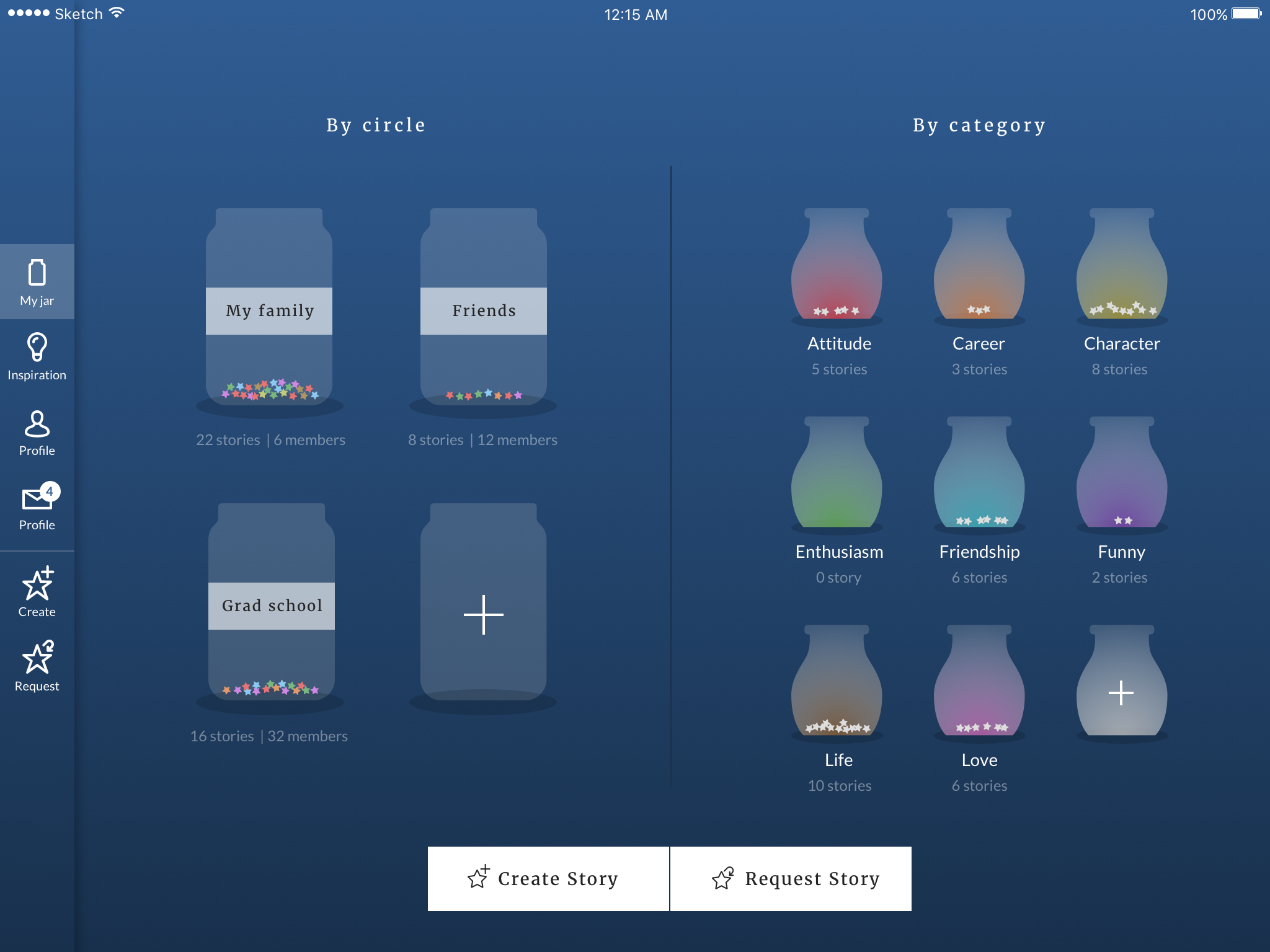 Homepage: My Jars