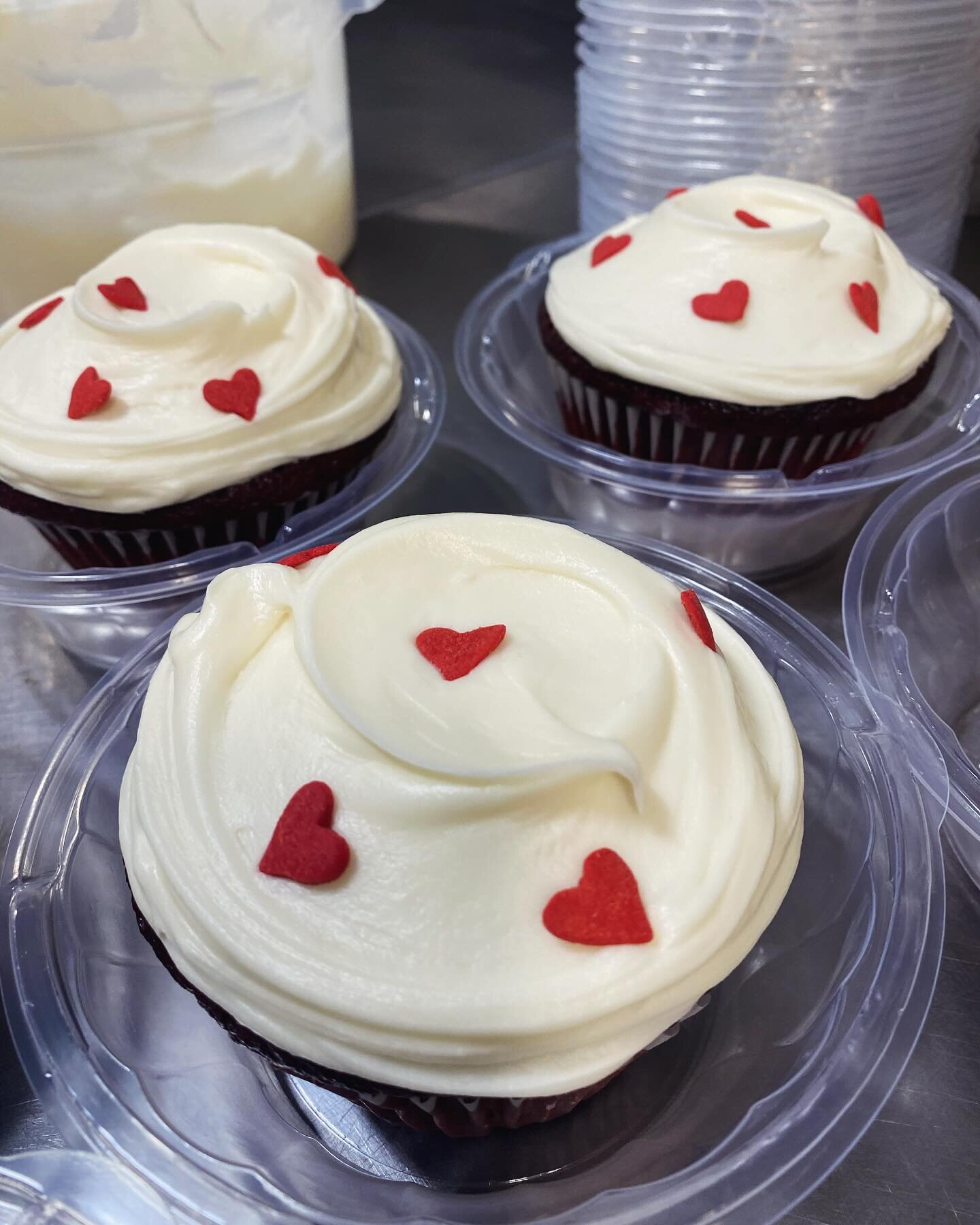 We&rsquo;re gearing up for our biggest day of the year! Don&rsquo;t sleep on our Jumbo Ice Cream Cupcakes! All four flavors are fully stocked and ready for their big day. Pictured: Red Velvet / Cream Cheese filled with Vanilla ice cream, Chocolate / 