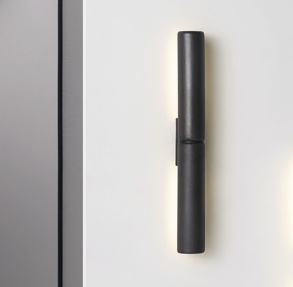 Potter DS Wall Light in Charcoal Glaze Finish