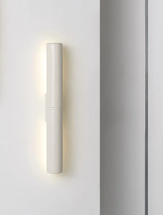Potter DS Wall Light in White Glaze Finish