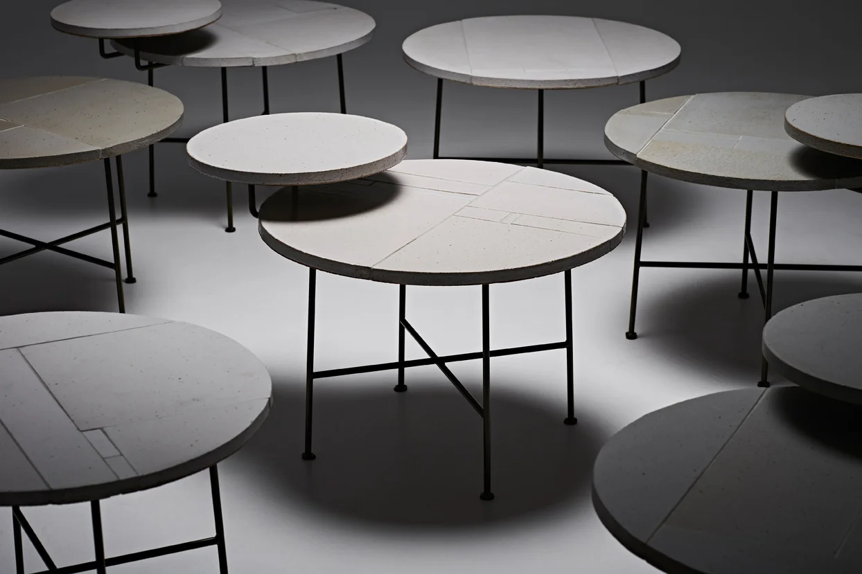 Anchor Table in various glazes
