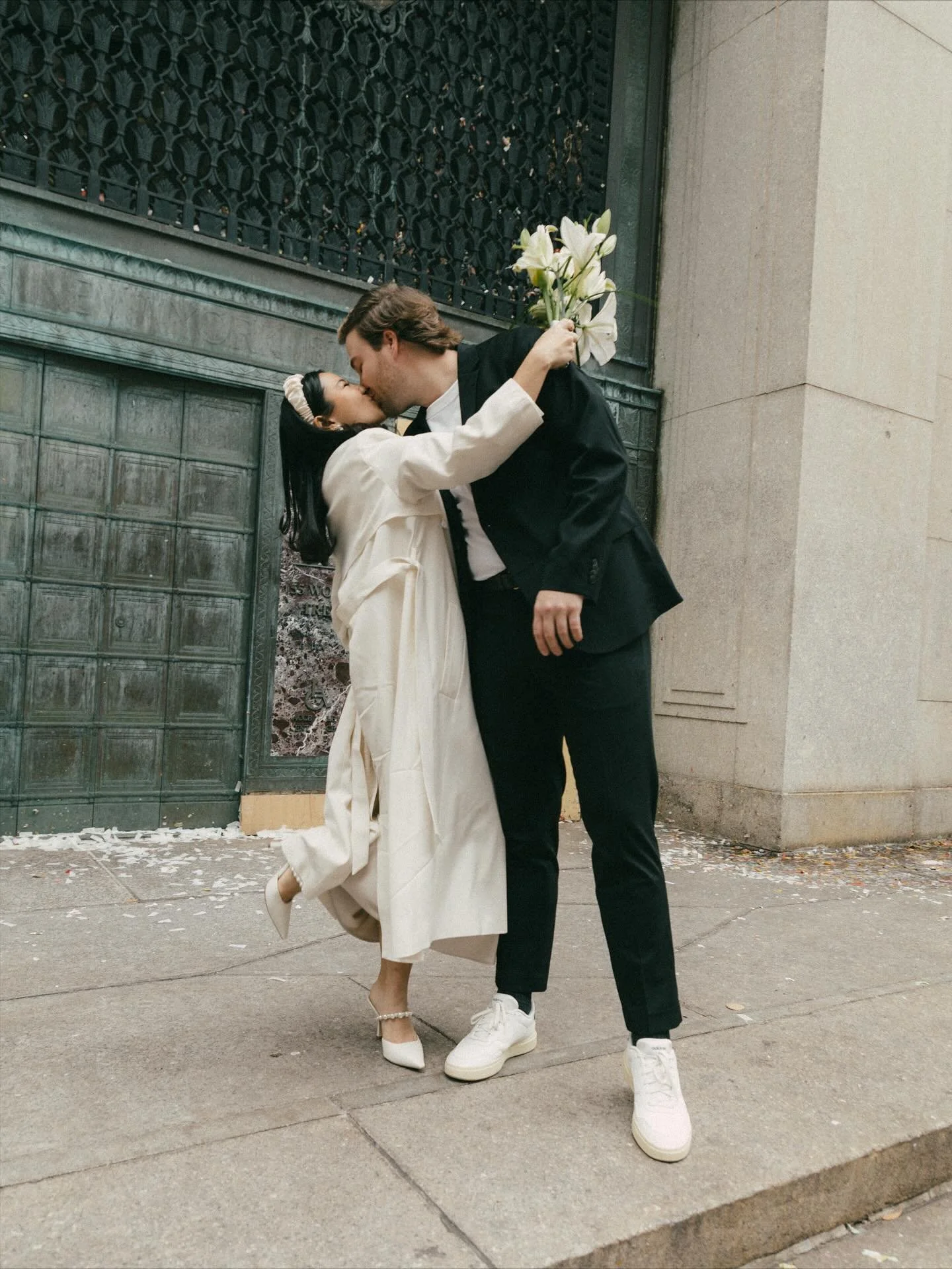 From Germany to NYC for their elopement. Had such a beautiful day with these two. 
.
#nycwedding #nycweddingphotographer #nycweddingphotography #nyccityhallweddingphotographer #cityhallwedding #nycelopementphotographer #nycelopement #manhattanphotogr