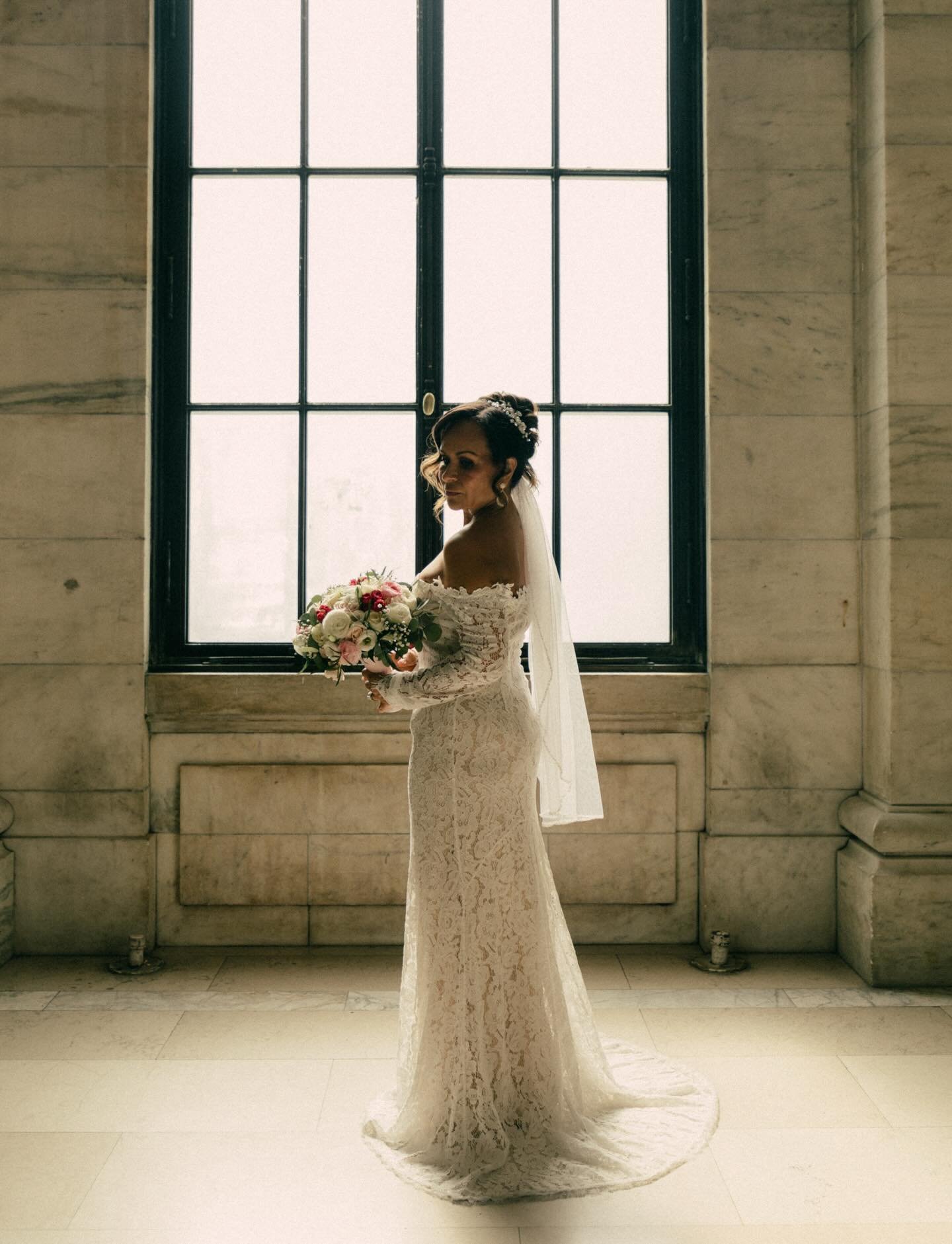 The spring light shining through at NYPL on this stunning couple. We walked through the halls and around corners, finding the best spots to capture the celebration of them becoming Husband and Wife. #nycelopement #nycweddingphotographer #nypl #nycpro