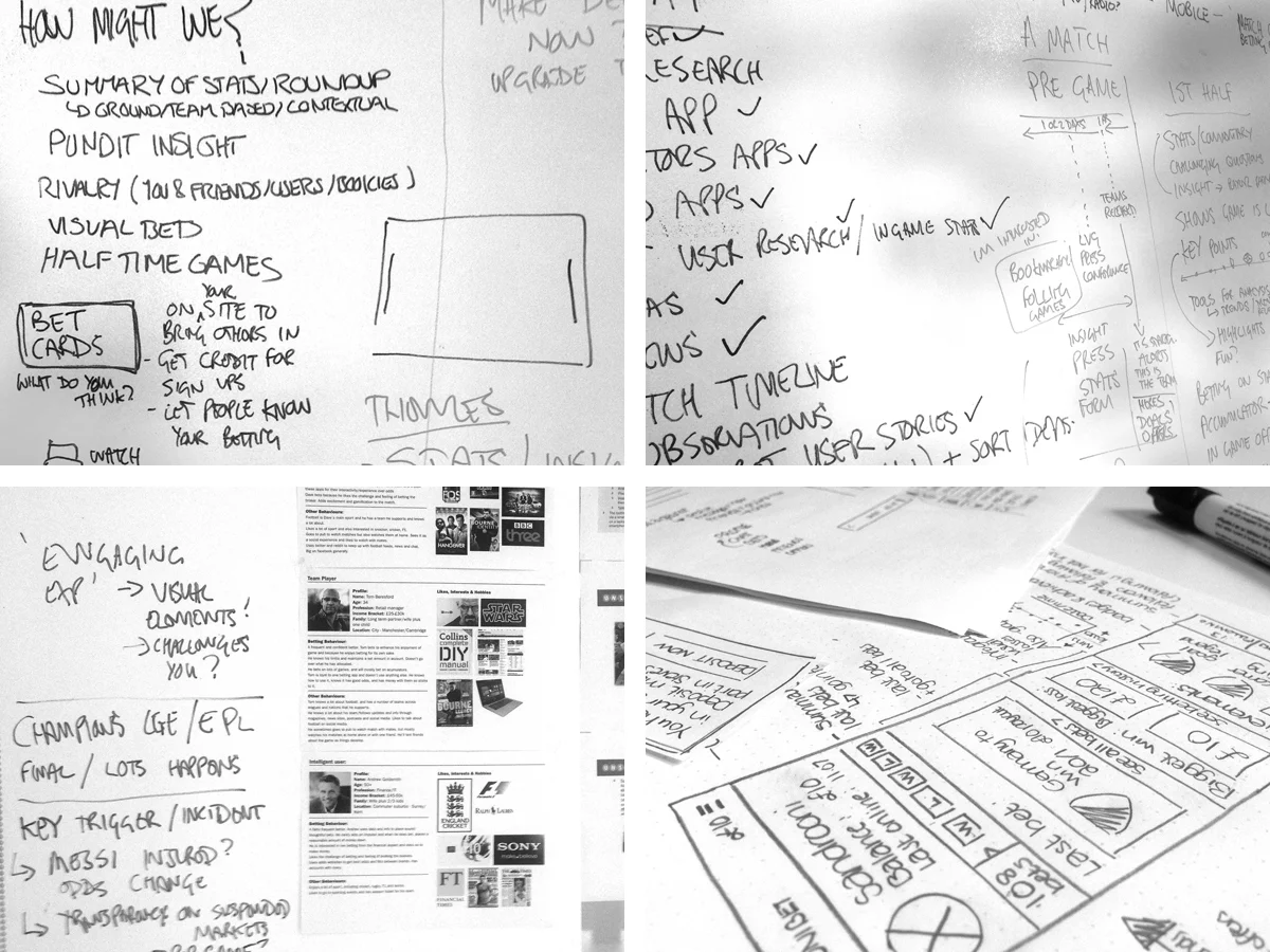Developing user stories and functionality concepts