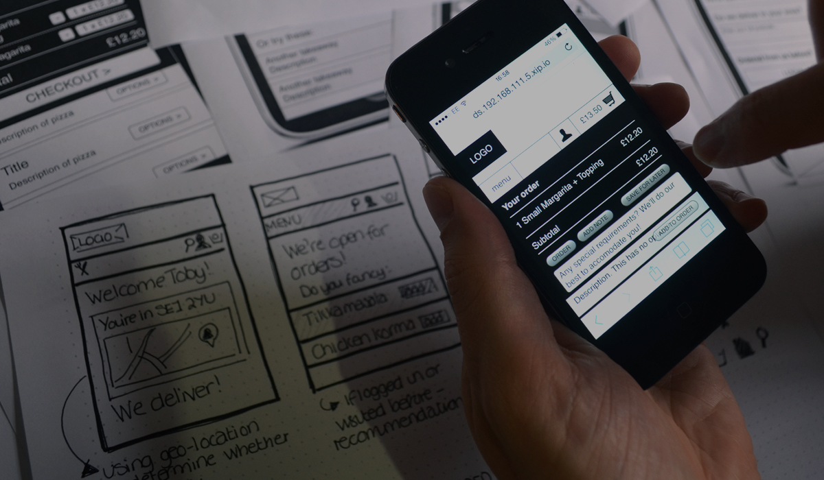 Testing the interactive prototype