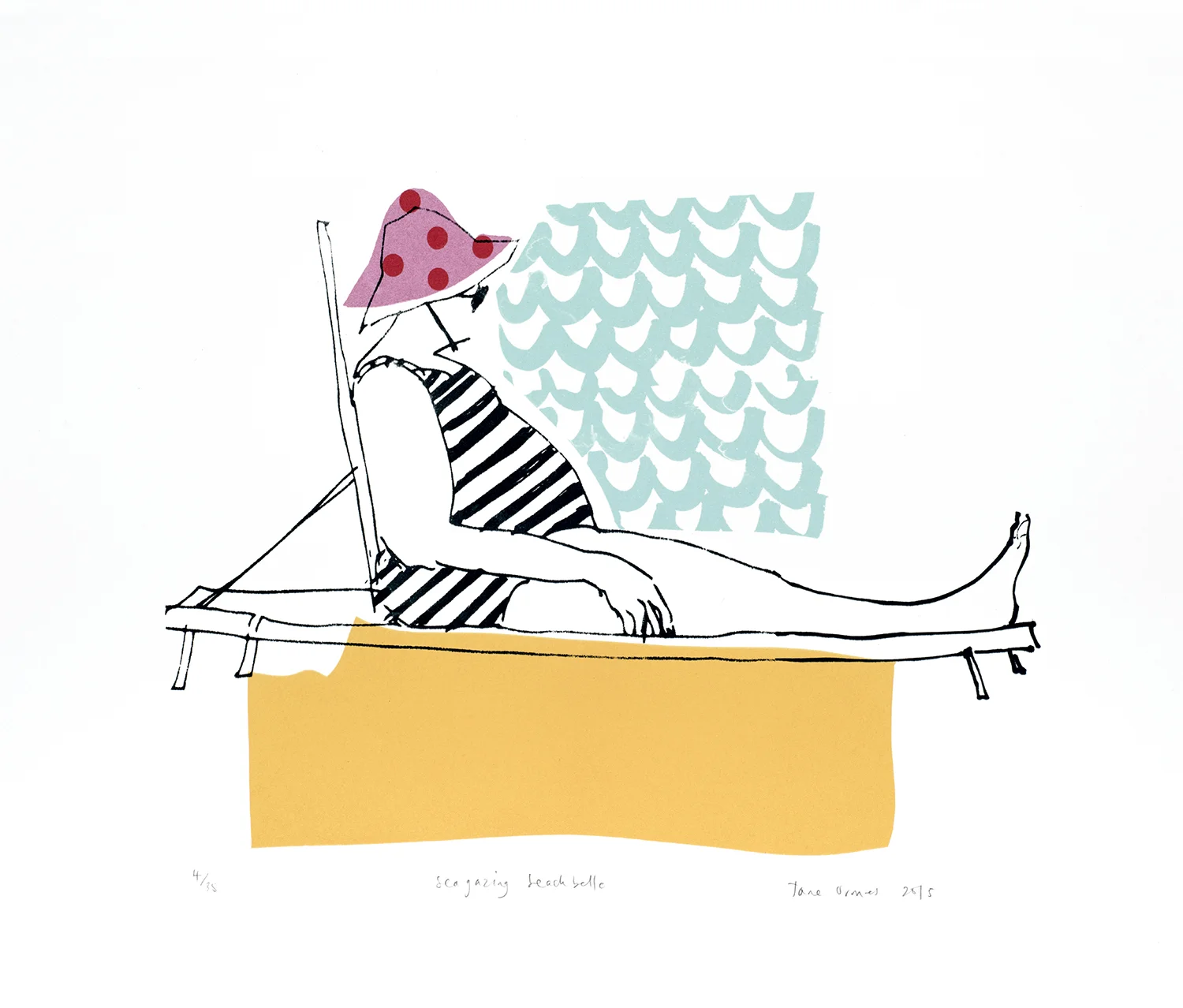 Sea gazing Beach Belle