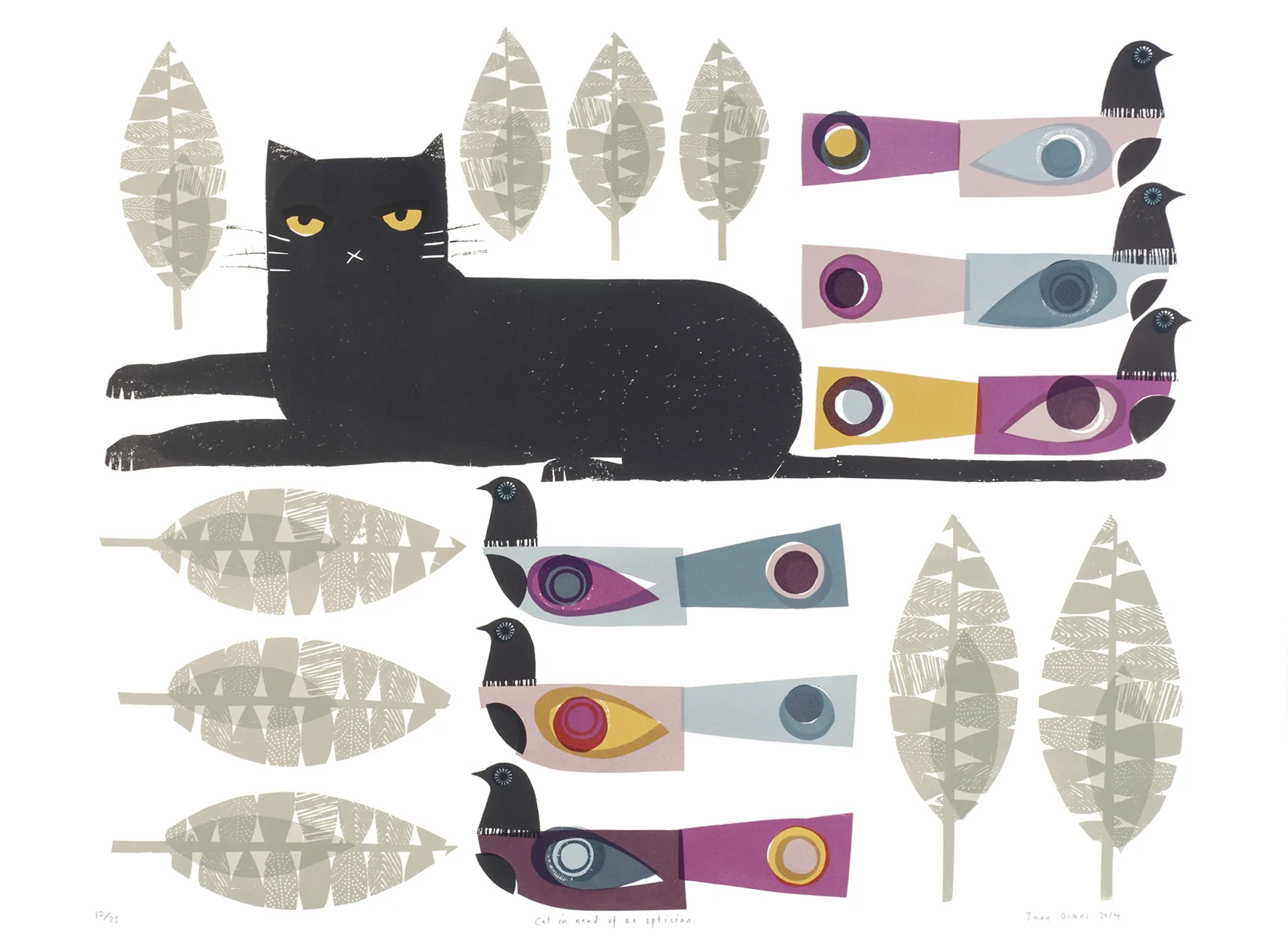 Cat in need of an optician