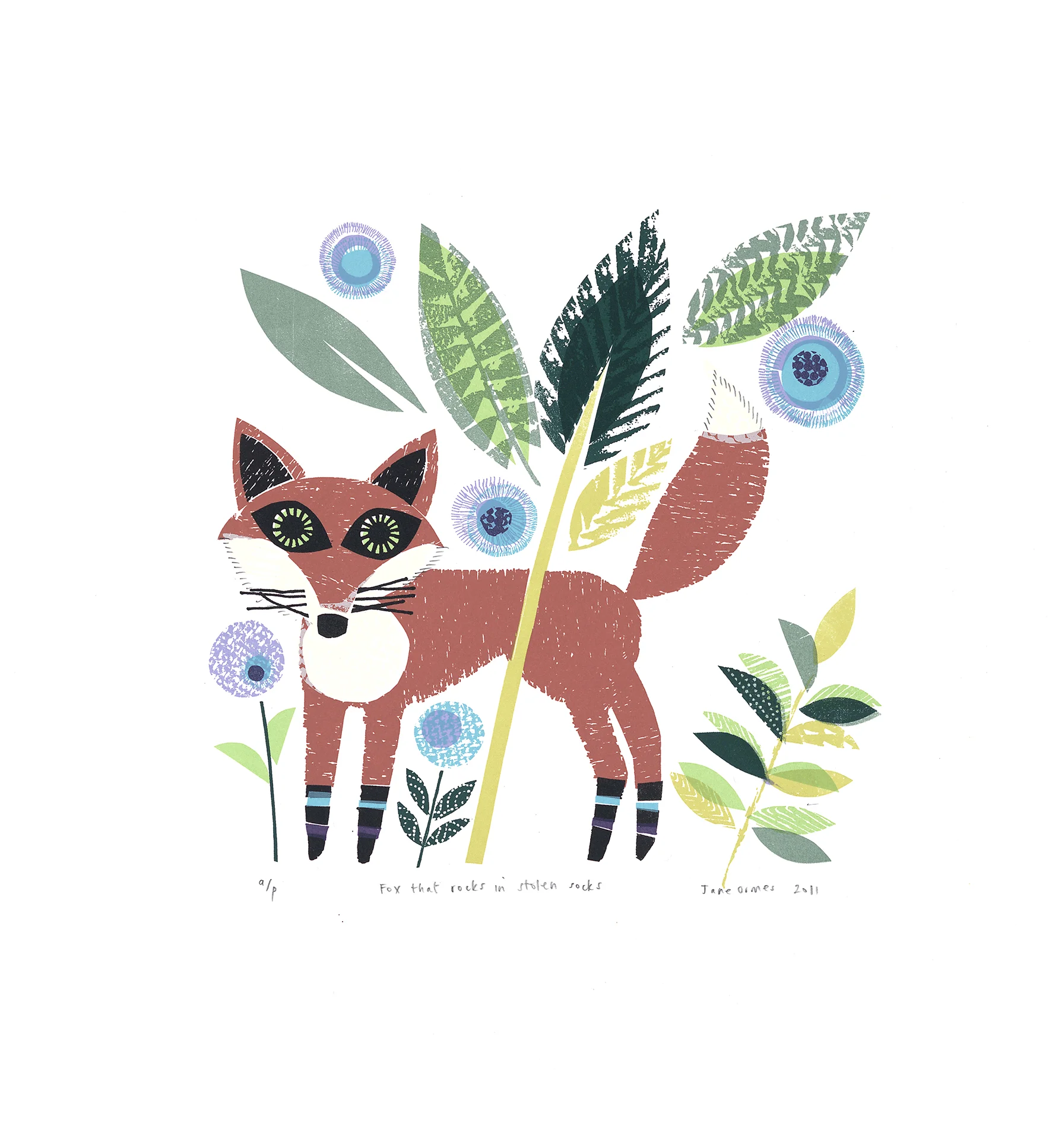 The Fox that Rocks in Stolen socks