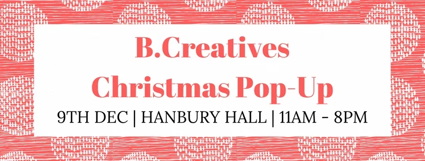 B Creatives Christmas Pop Up, a unique shopping experience in London to celebrate the best of you.