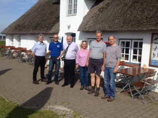 Pictured with Joerg Jensen second from right