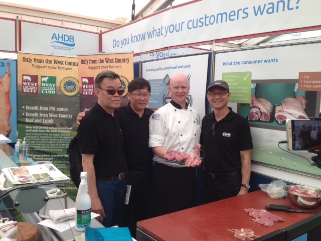 With AHDB Butcher Martin Eccles