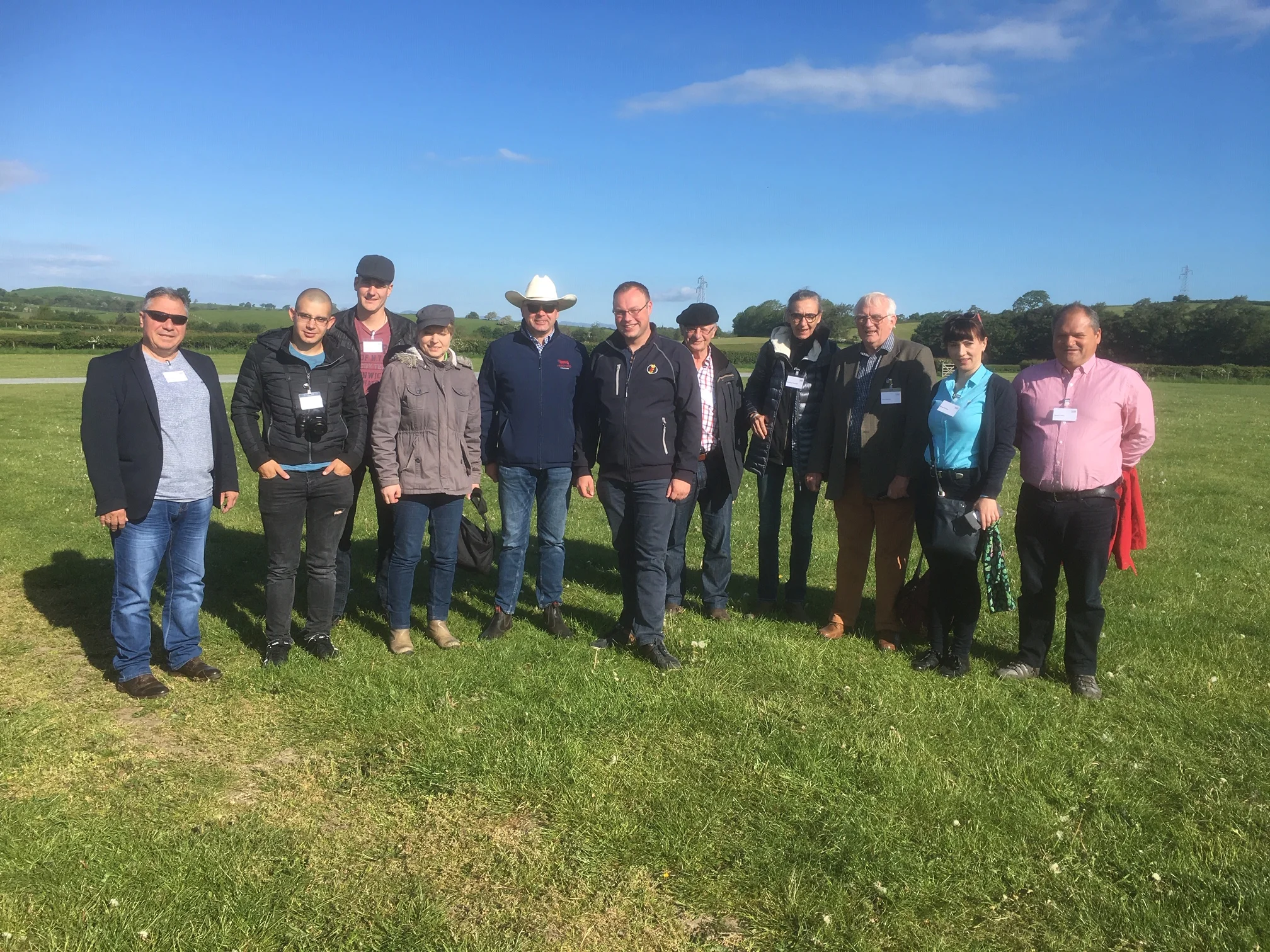 Inward Mission guests attending the Farm Tours