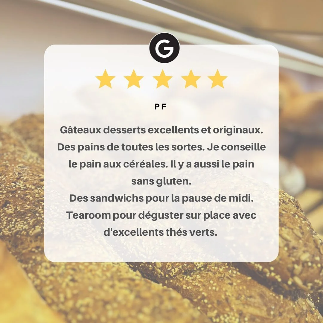 Un grand merci à P.F pour cet avis sur la boulangerie ⭐️
•
•
#boulangerie #confiserie #patisserie #artisnal #avis #avisclient #saignelegier #jura