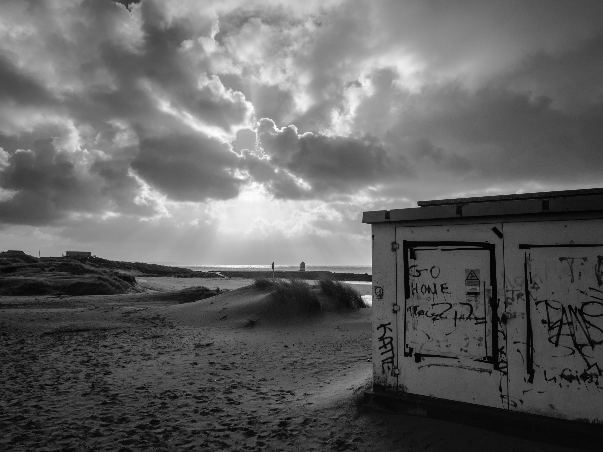 Shipping Container on the Edge of the Barrens