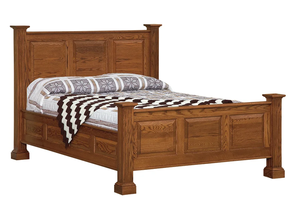 Deluxe Raised Panel Bed