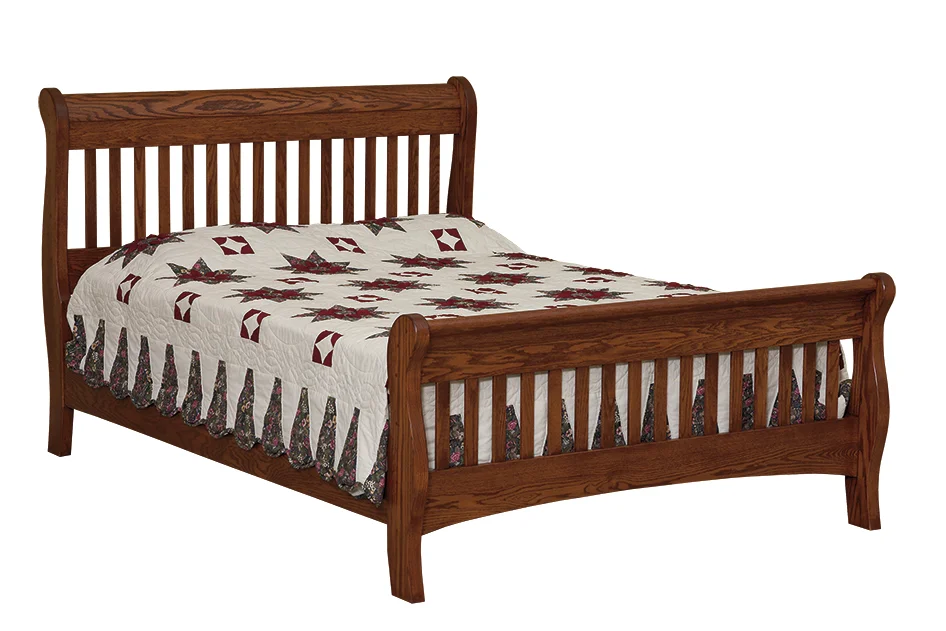 Picket Sleigh Bed