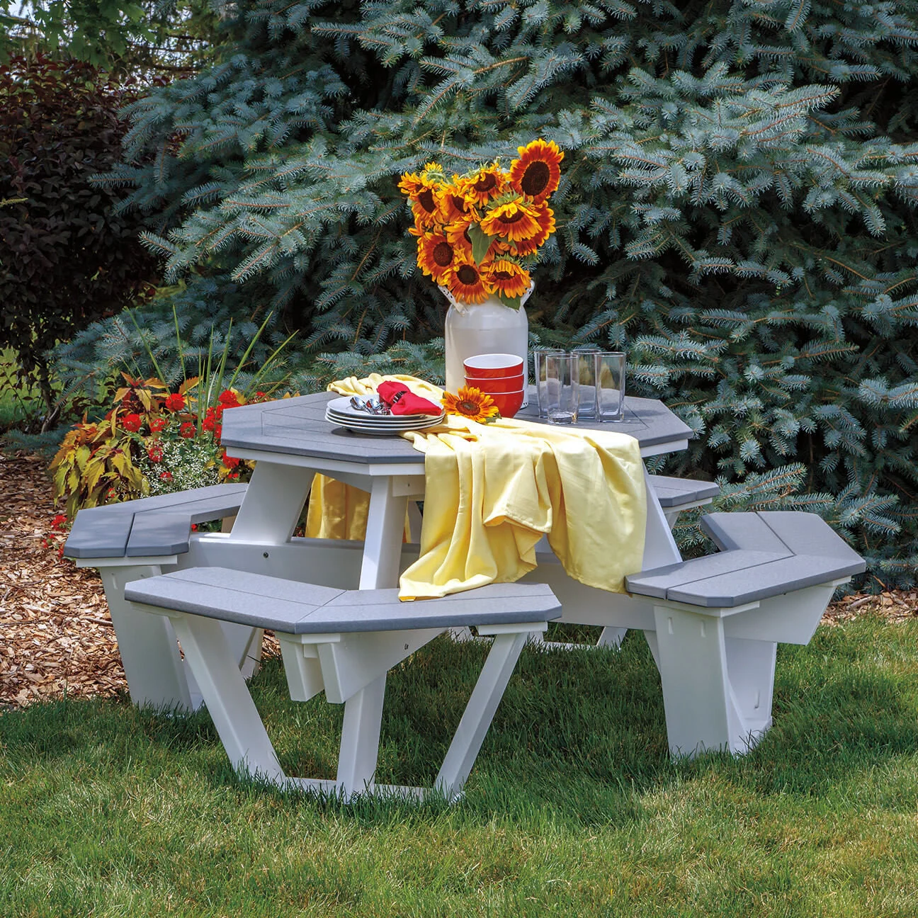 Octagon Picnic Table by Casual Comfort