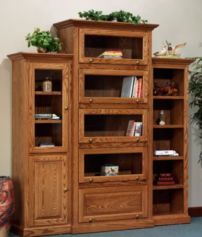 Barrister Bookcase Wall Unit
