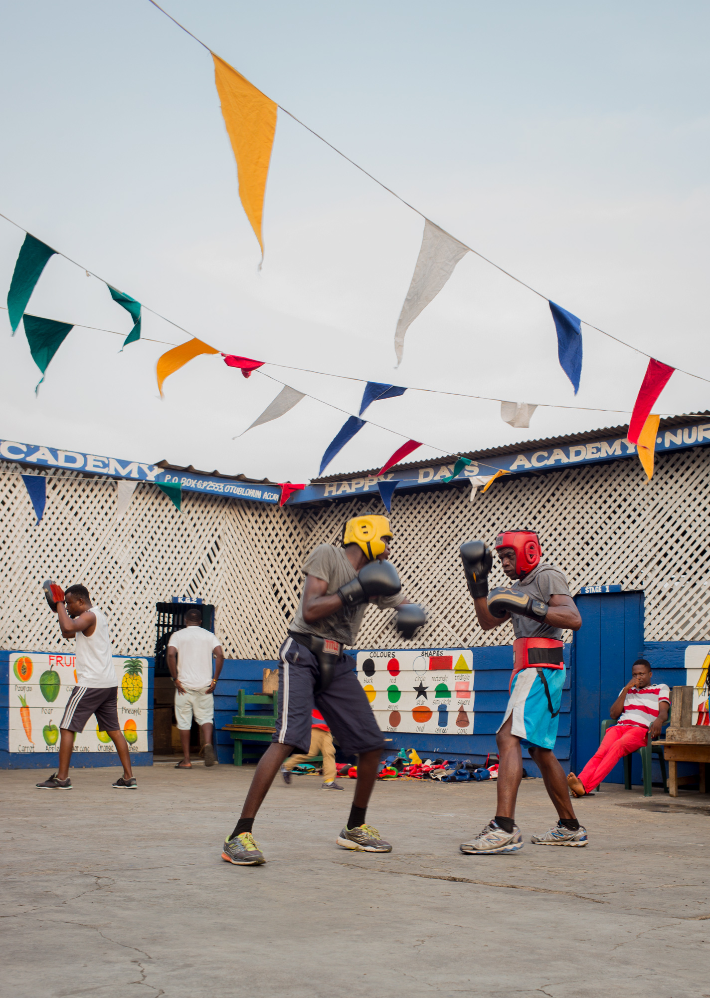  Sparring rounds - Afternoon training at Happy Days Academy, Jamestown 