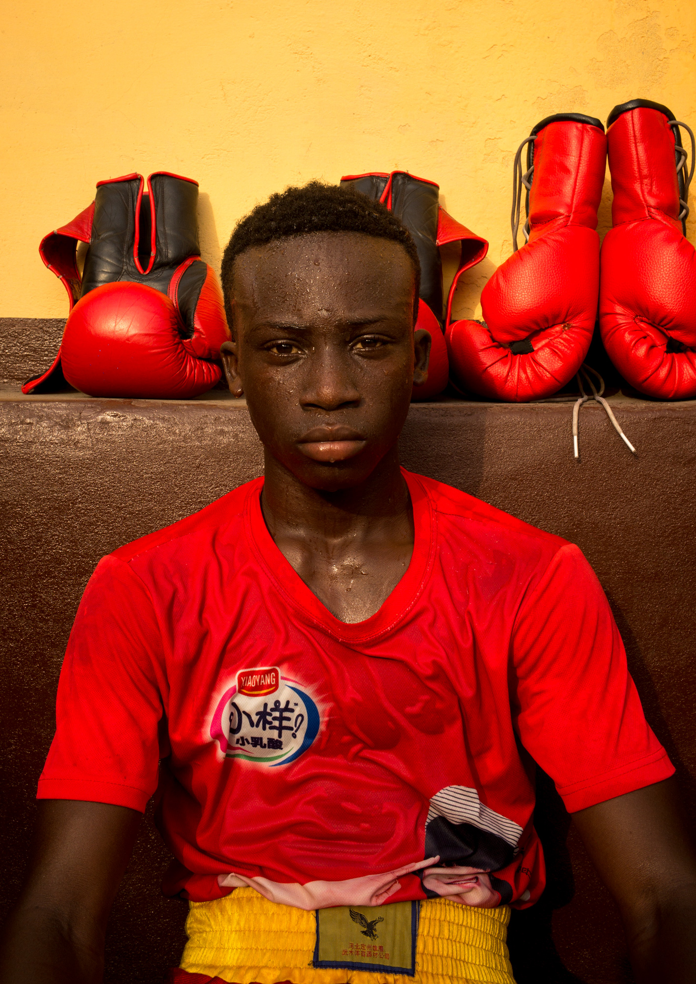  Samuel Takgi, 17, will be among the few athletes to represent Ghana at the 2020 Olympics held in Tokyo - Discipline Boxing Academy, James town 