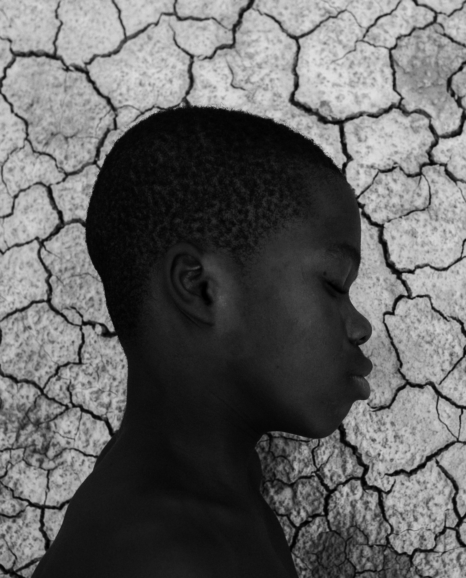  Boy and Crakedd Earth - Jamestown, Accra 