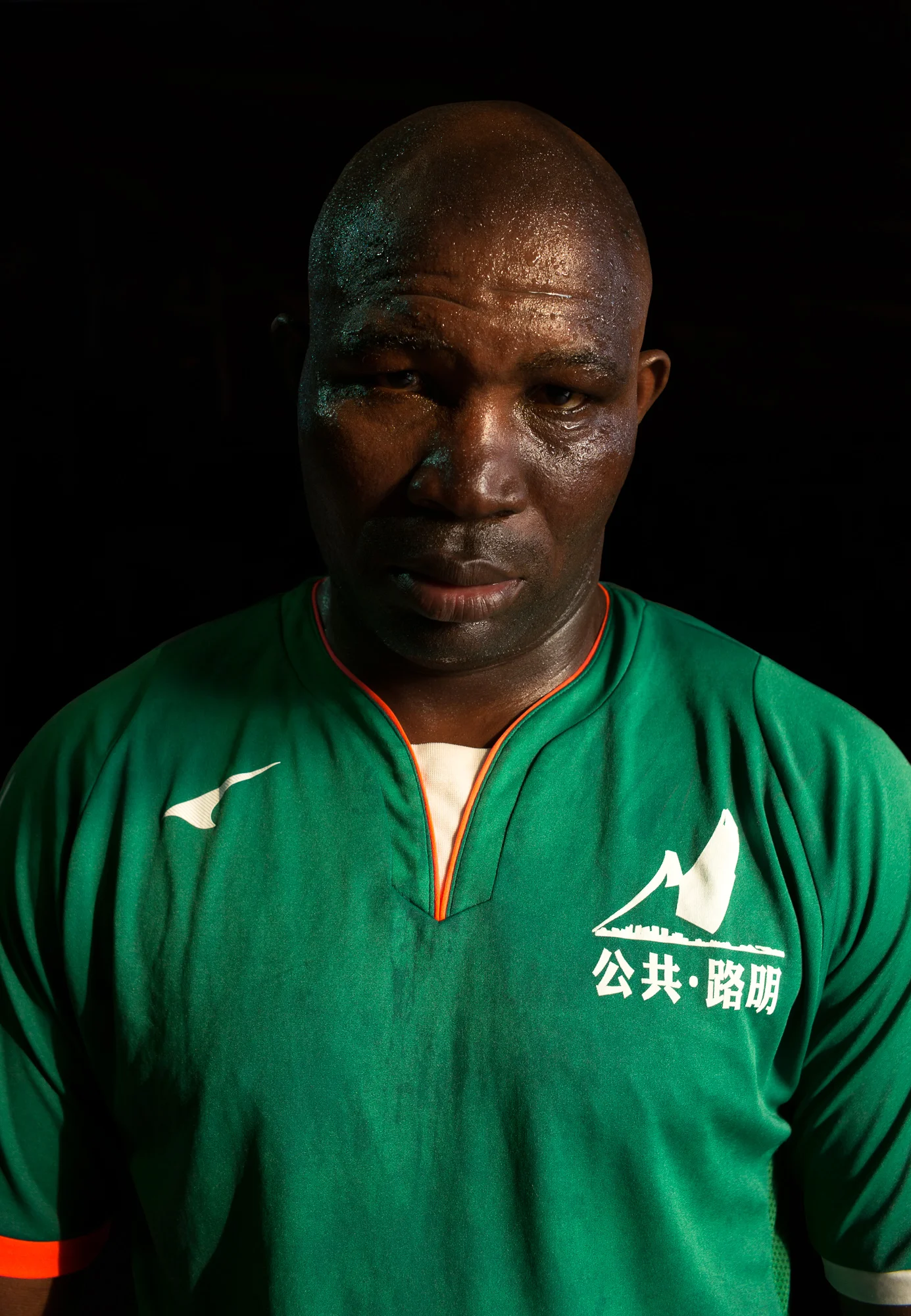 Sowah Adjei, training at The Gym, Ussher Town