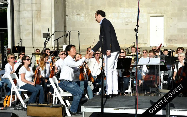performing in Central Park for the Counsel General of Italy in New York Minister Francesco Genuardi