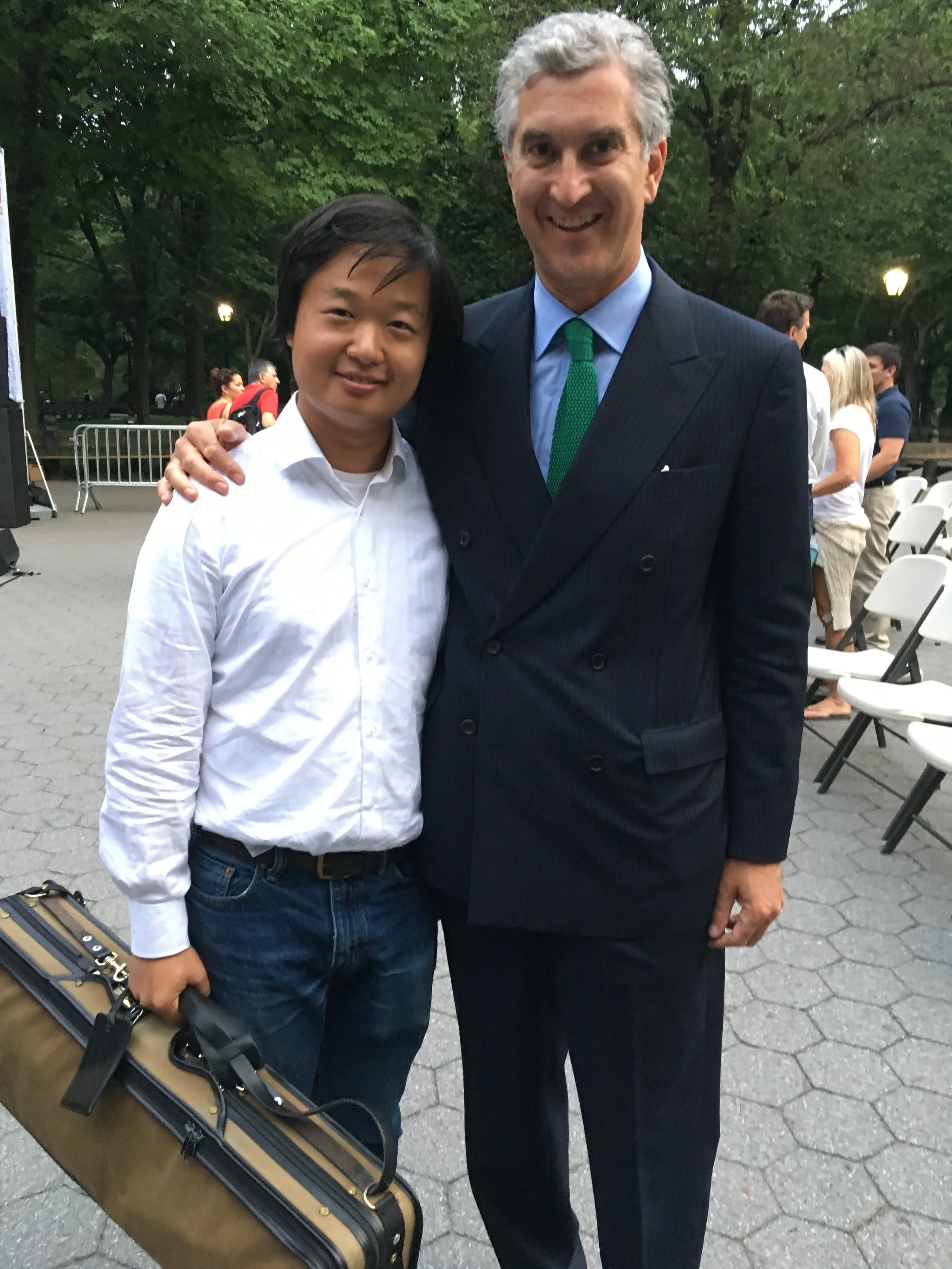with the the Counsel General of Italy in New York Minister Francesco Genuardi