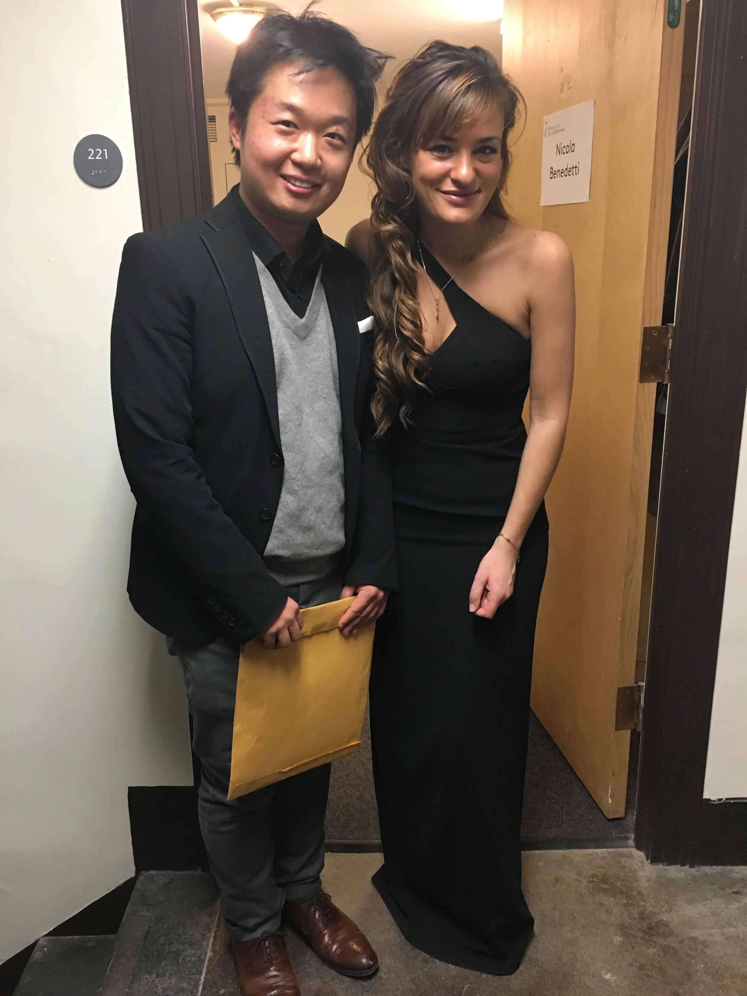 with Nicola Benedetti 