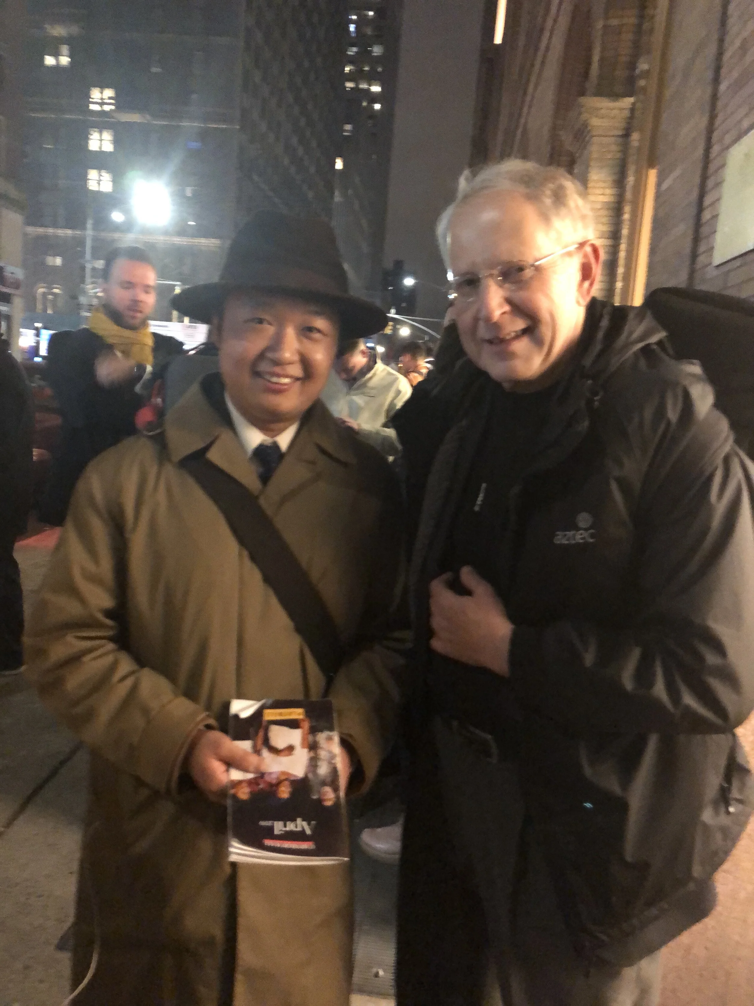 with Shlomo Mintz, Carnegie Hall 2019, photo credit: Astrid Spector