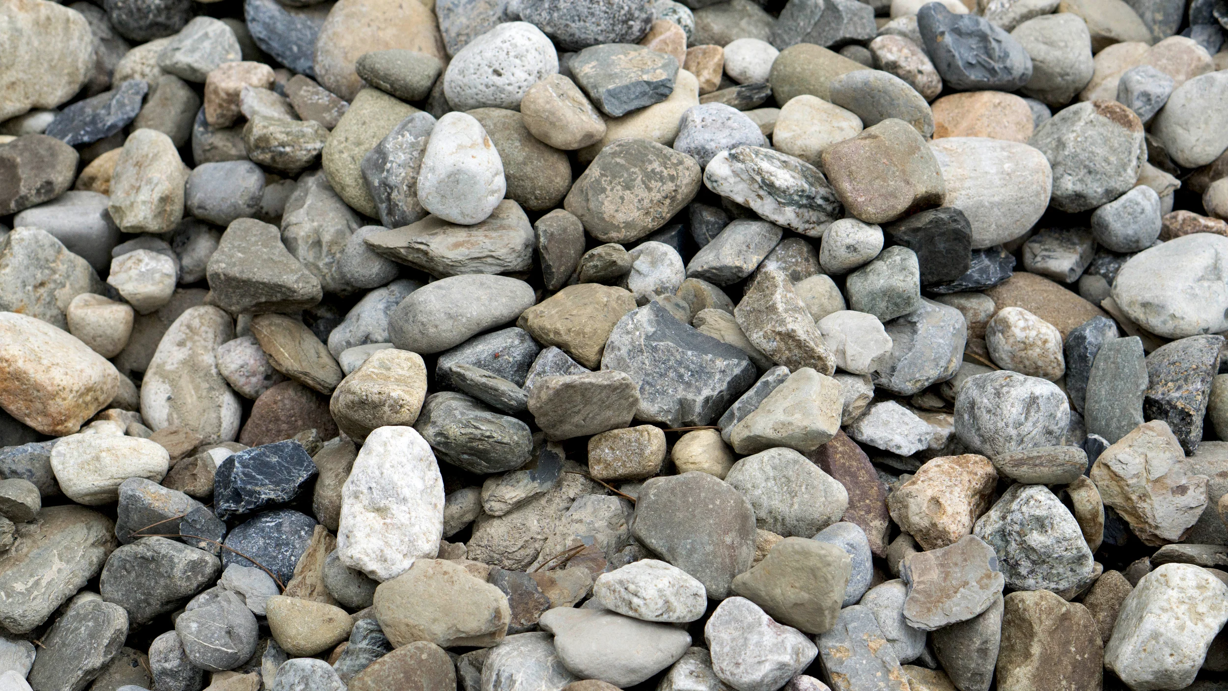 Multi-Colored River Stone 1-3 in