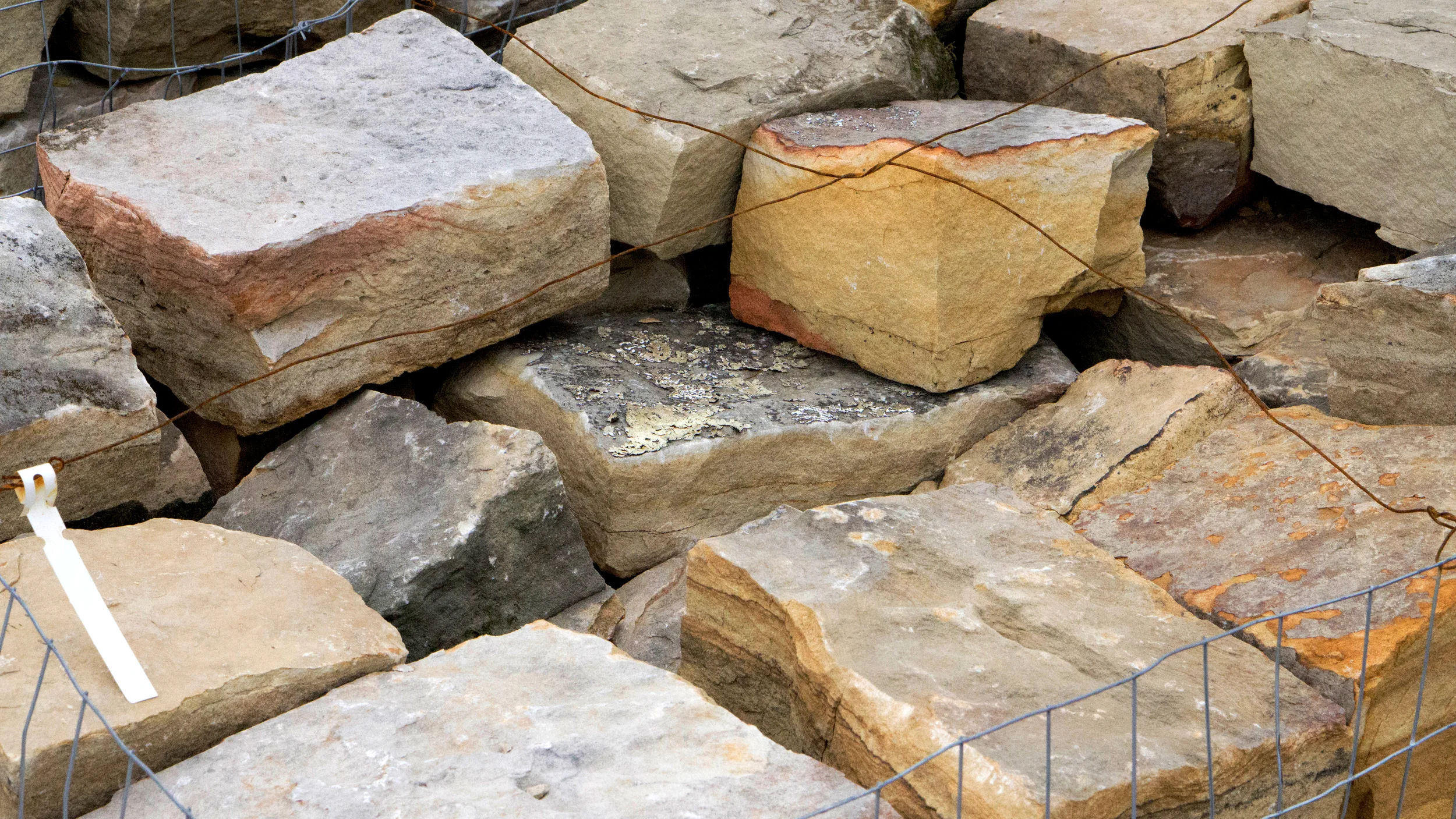 Tumbled Brown Rocks