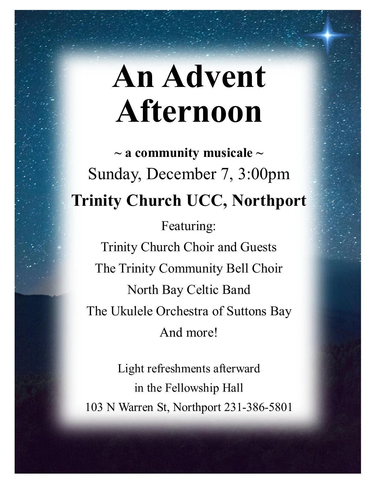 AN ADVENT AFTERNOON